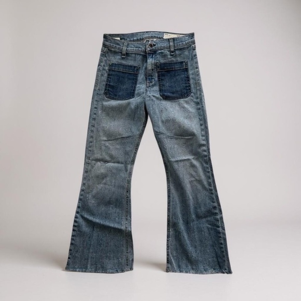 Rag & Bone Mid Rise Kick Flare Jeans